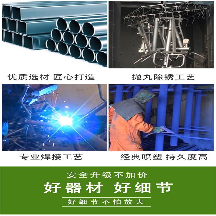 供应跃羚公共健身器材 加工广场双人漫步机 塑木健身路径(图3)