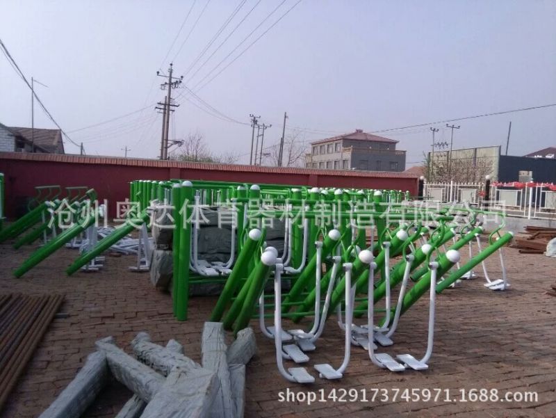沧州奥达户外健身器材 公园运动室外健身路径小区老人锻炼双人坐蹬(图15) 1463407319002